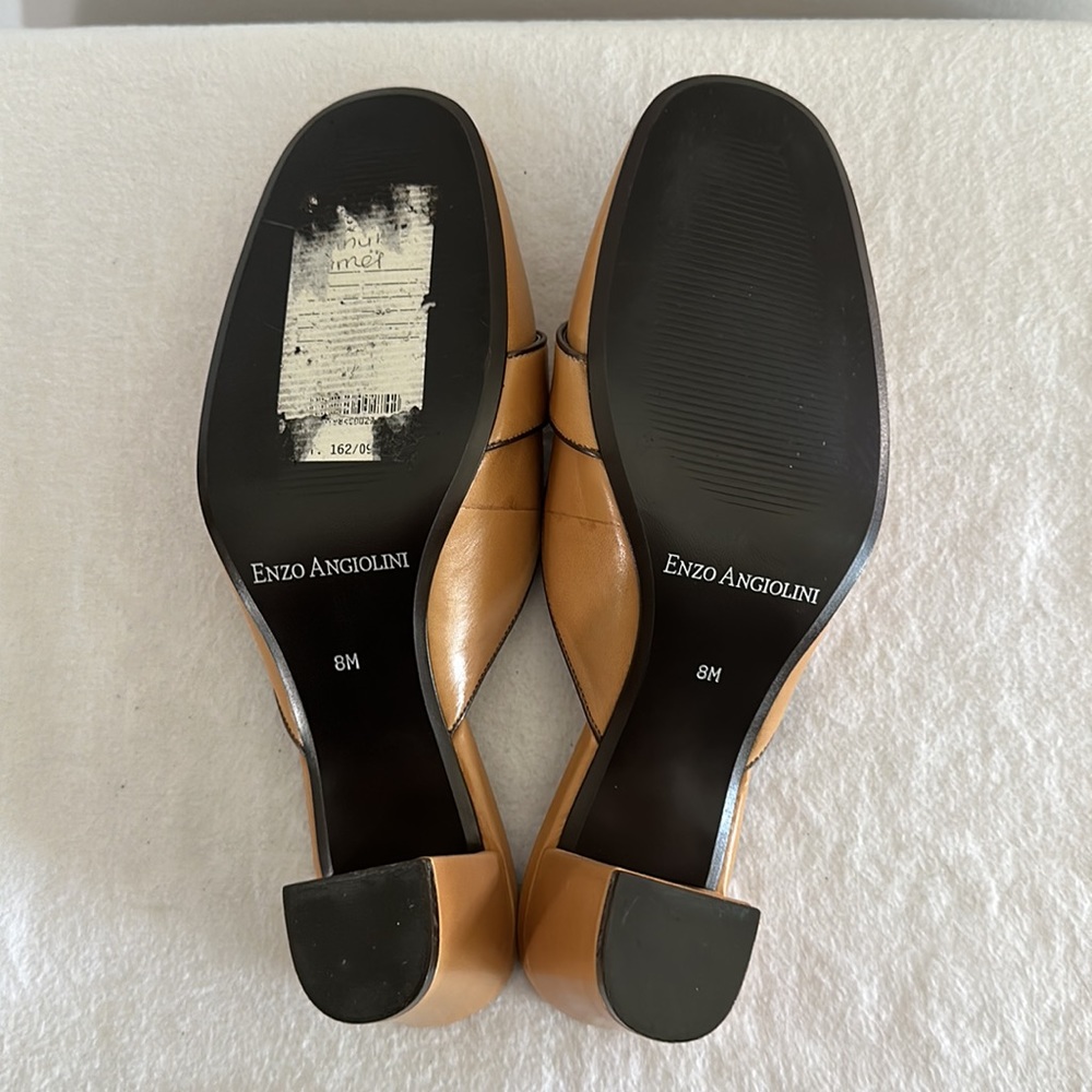Enzo Angiolini Eadanubd Camel Dark Brown Shoes - Picture 5 of 7